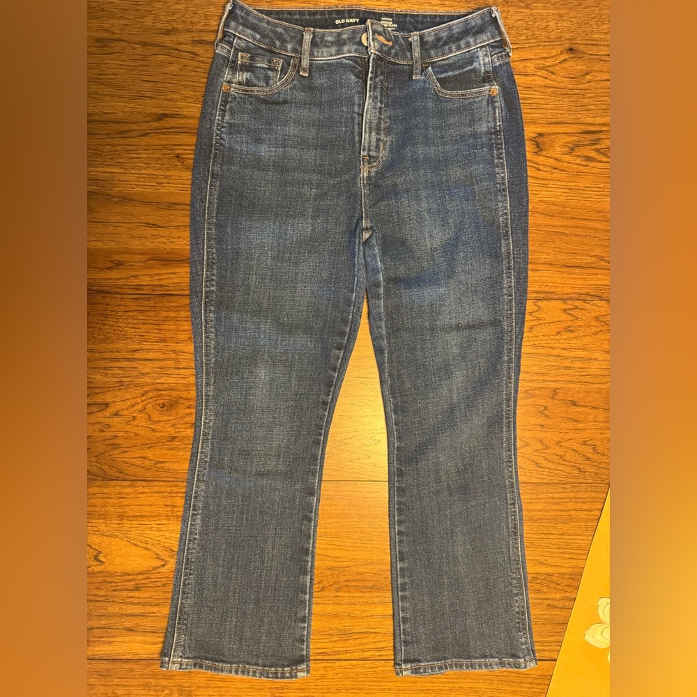 Old Navy Dark Blue Flare Jeans